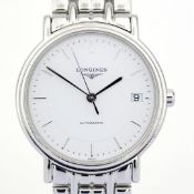 Longines / Presence Automatic Date 34 mm - Gentlemen's Steel Wristwatch