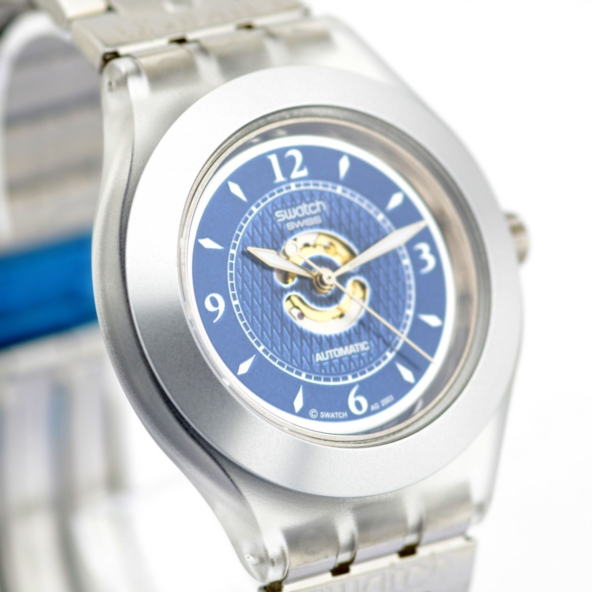 Swatch / Diaphane Irony Automatic - (Unworn) Unisex Steel Wrist Watch - Image 5 of 8