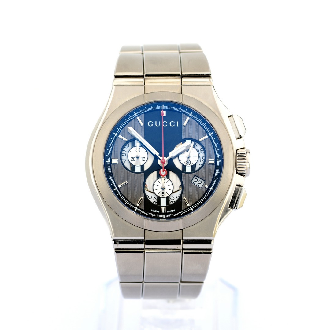 Gucci / Pantheon Chronograph - Gentlemen's Titanium Wristwatch - Image 3 of 12