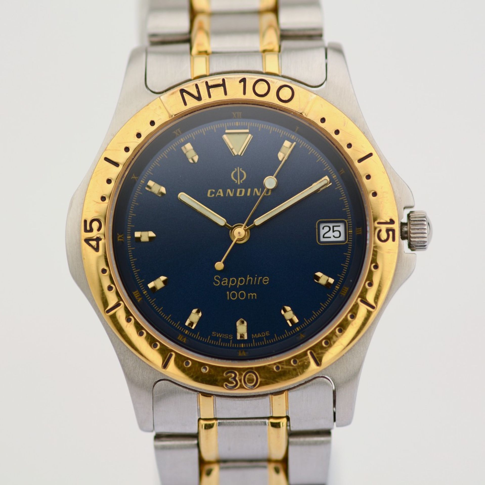 Candino / Sapphire - Date - Gentlemen's Steel Wrist Watch