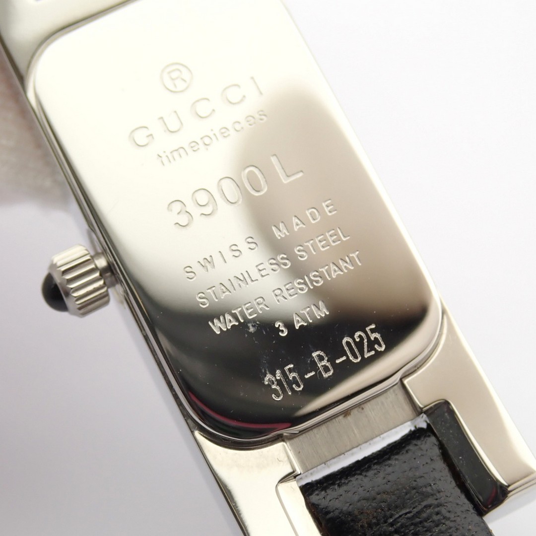 Gucci / 3900L / Mother of Pearl & Diamond Dial - (Unworn) Leather / Lady's - Image 3 of 12