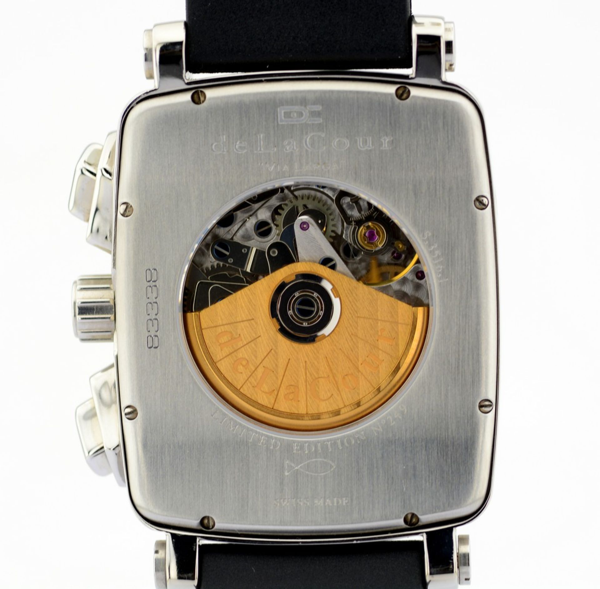 DeLaCour / Via Larga Triple Calendar Moonphase - Unworn - Gentlemen's Steel Wristwatch - Image 4 of 9