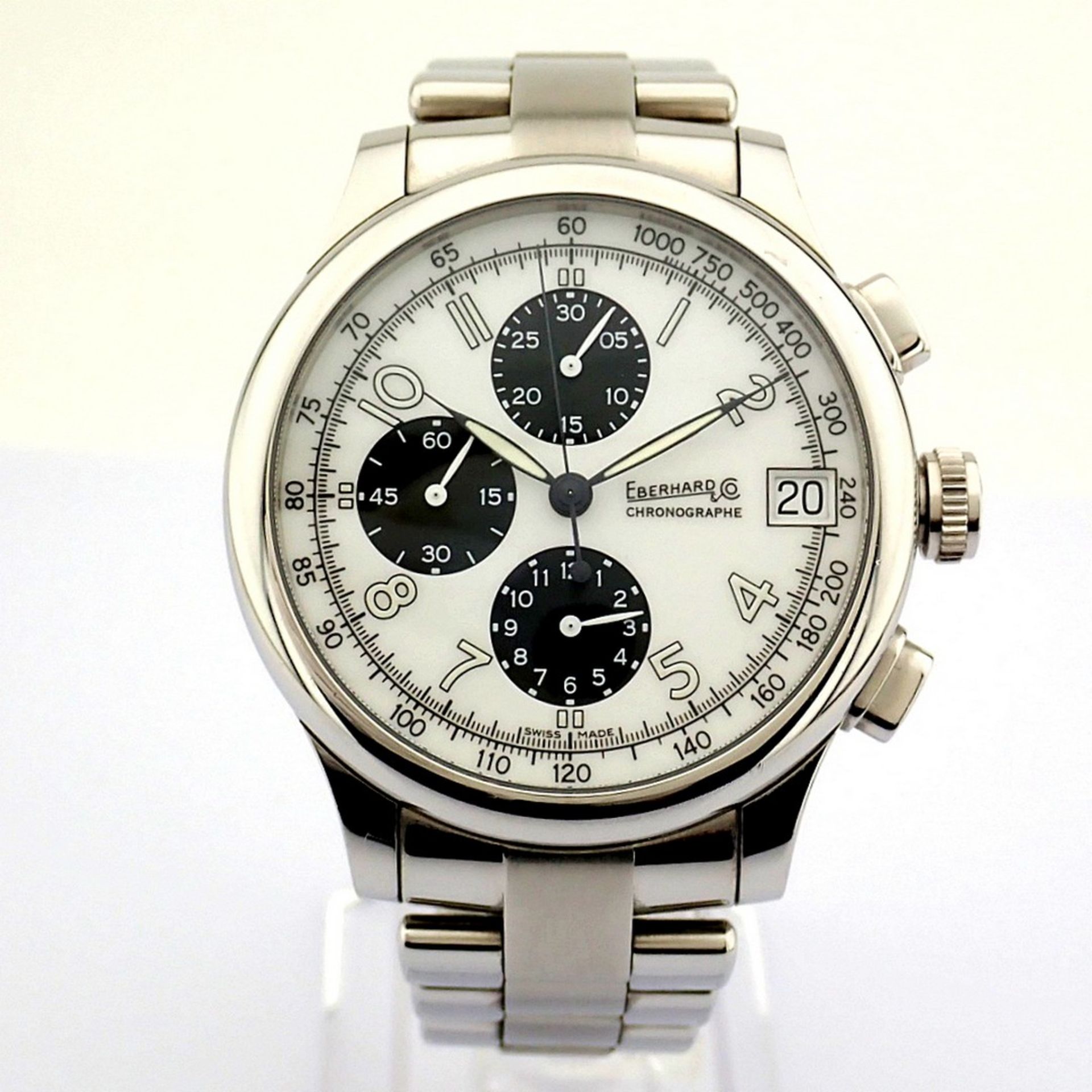 Eberhard & Co. / Traversetolo Chronograph Automatic - Gentlemen's Steel Wristwatch - Image 4 of 11