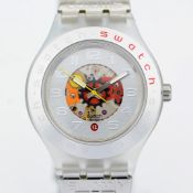 Swatch / Diaphane Irony Automatic - (Unworn) Unisex Steel Wrist Watch