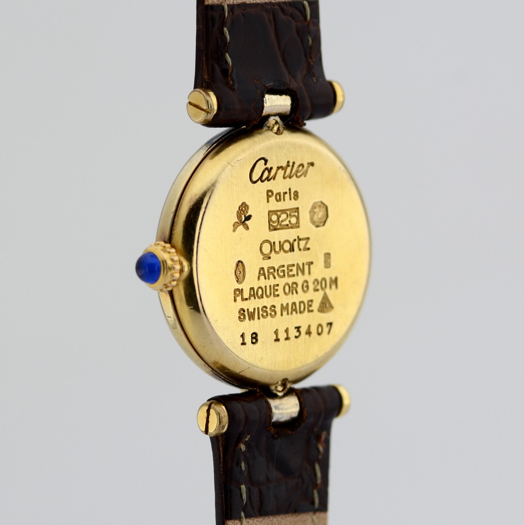 Cartier / Must de - Lady's Steel Wristwatch - Image 5 of 8