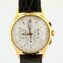 Zenith / Prime Chronograph - Gentlemen's Gold-plated Wristwatch