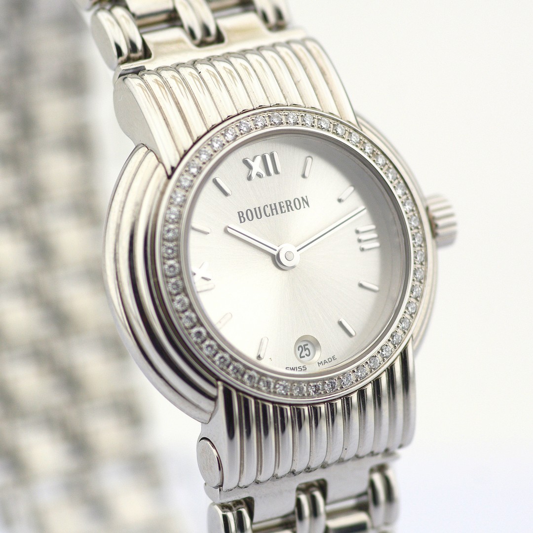 Boucheron / AG 251450 Diamond Case - Lady's Steel Wristwatch - Image 8 of 10