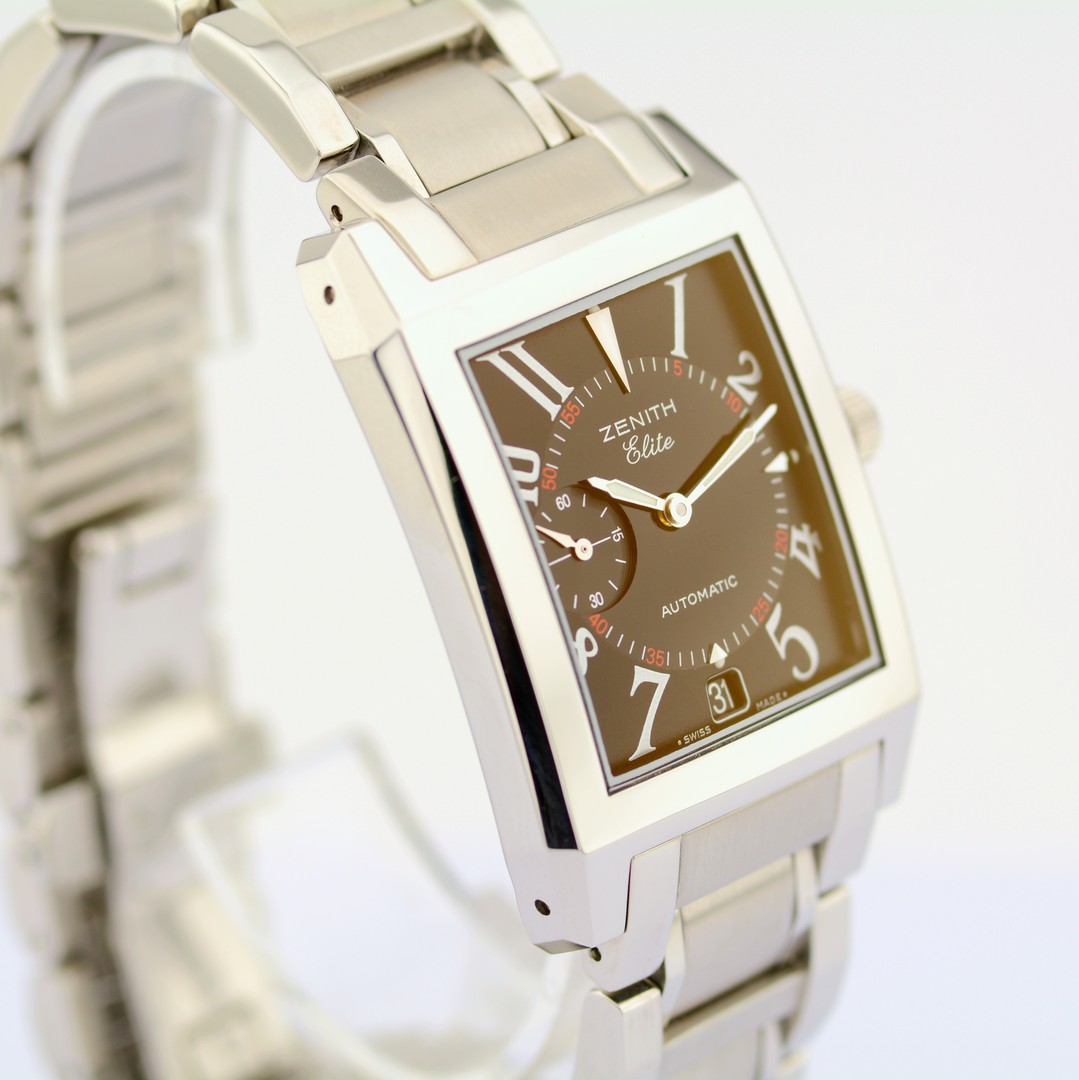 Zenith / Elite Port Royal V - Gentlemen's Steel Wristwatch - Image 5 of 9