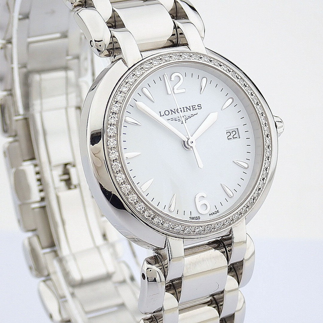 Longines / Primaluna Diamonds - Lady's Steel Wristwatch - Image 6 of 17
