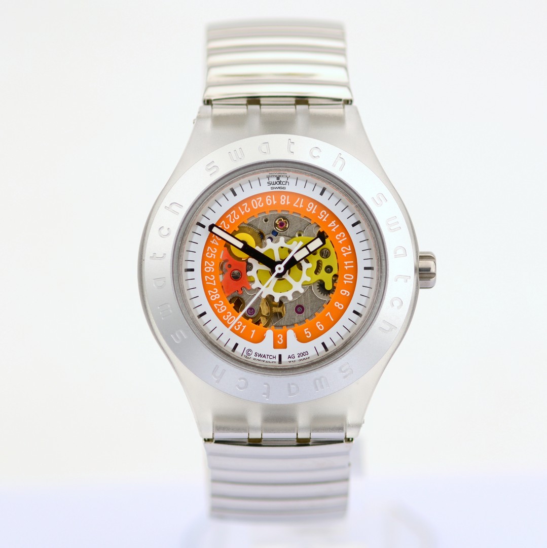Swatch / Diaphane Irony Automatic - (Unworn) Unisex Steel Wrist Watch - Image 3 of 7