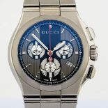 Gucci / Pantheon Chronograph - Gentlemen's Titanium Wristwatch