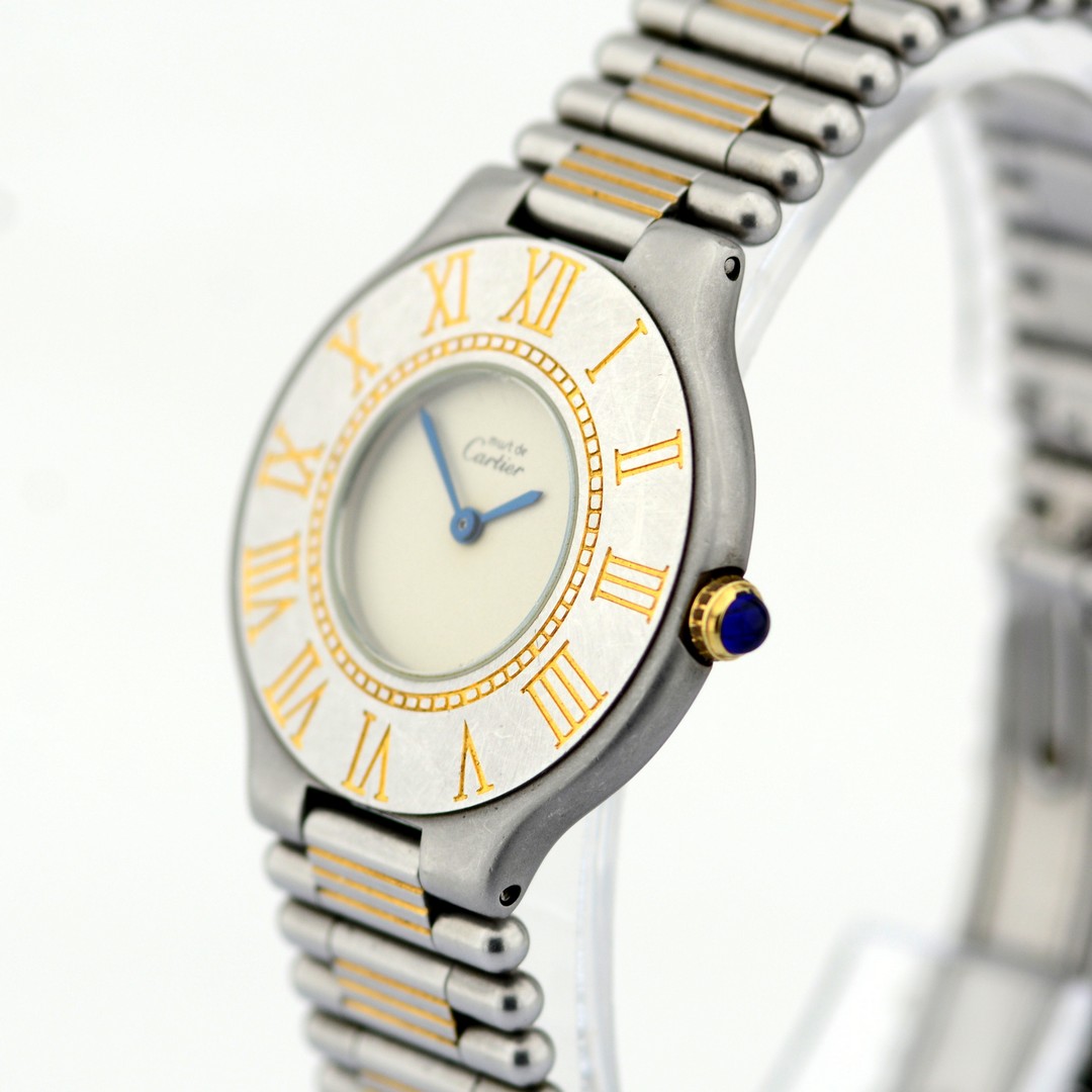 Cartier / Must de 21 - Lady's Steel Wristwatch - Image 2 of 6