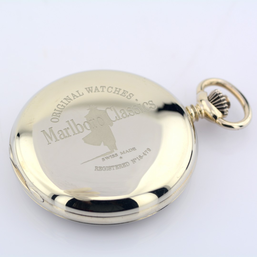 Marlboro / Pocket Watch - Gentlemen's Steel Pocketwatch - Image 3 of 6