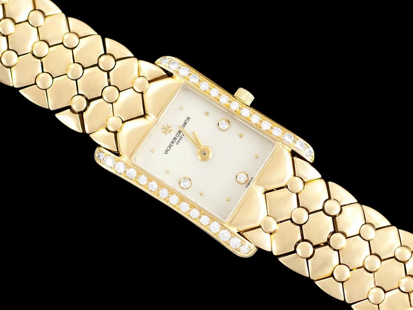 Vacheron Constantin / Ispahan 18K - Diamond - Lady's Yellow Gold Wristwatch - Image 3 of 11
