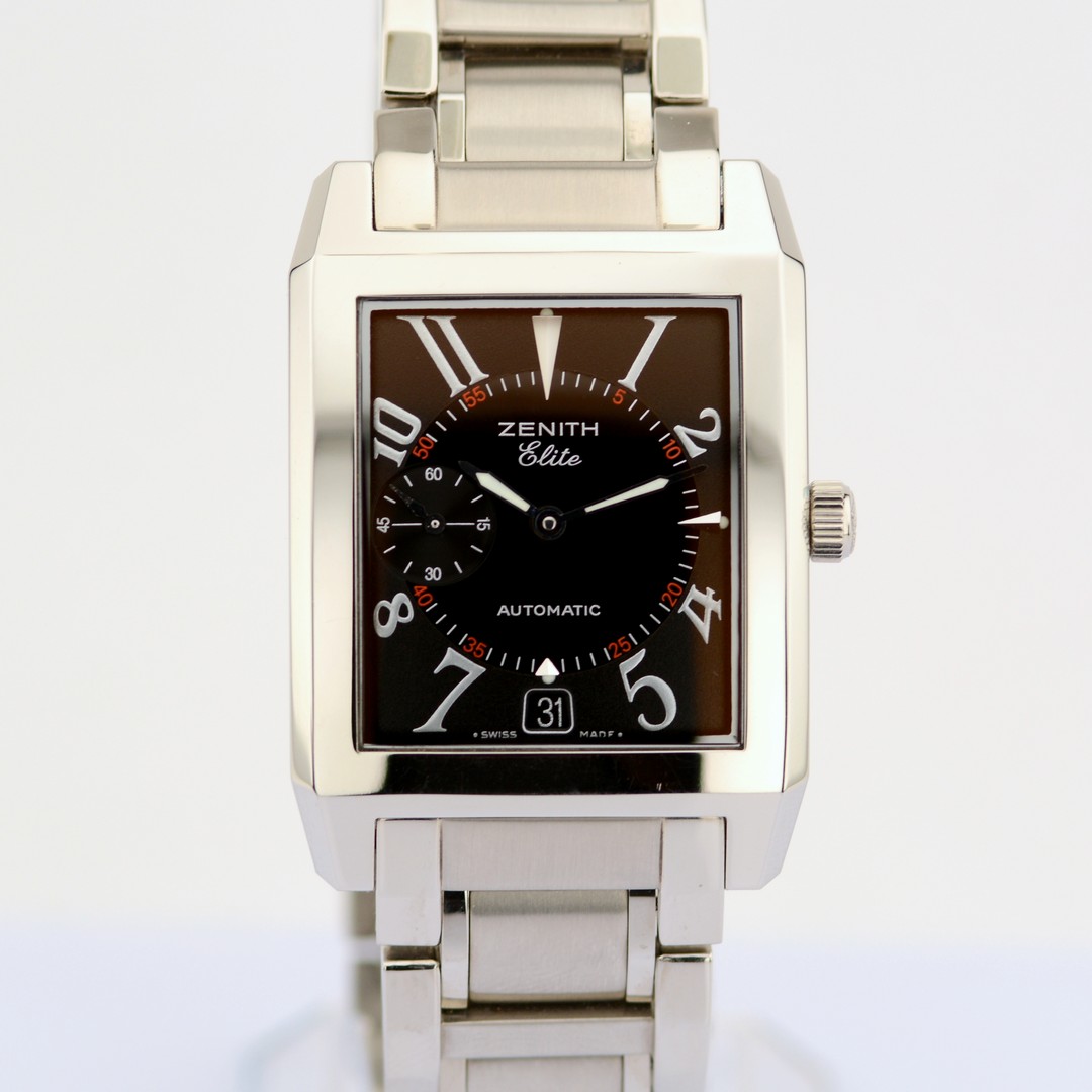 Zenith / Elite Port Royal V - Gentlemen's Steel Wristwatch - Image 3 of 9