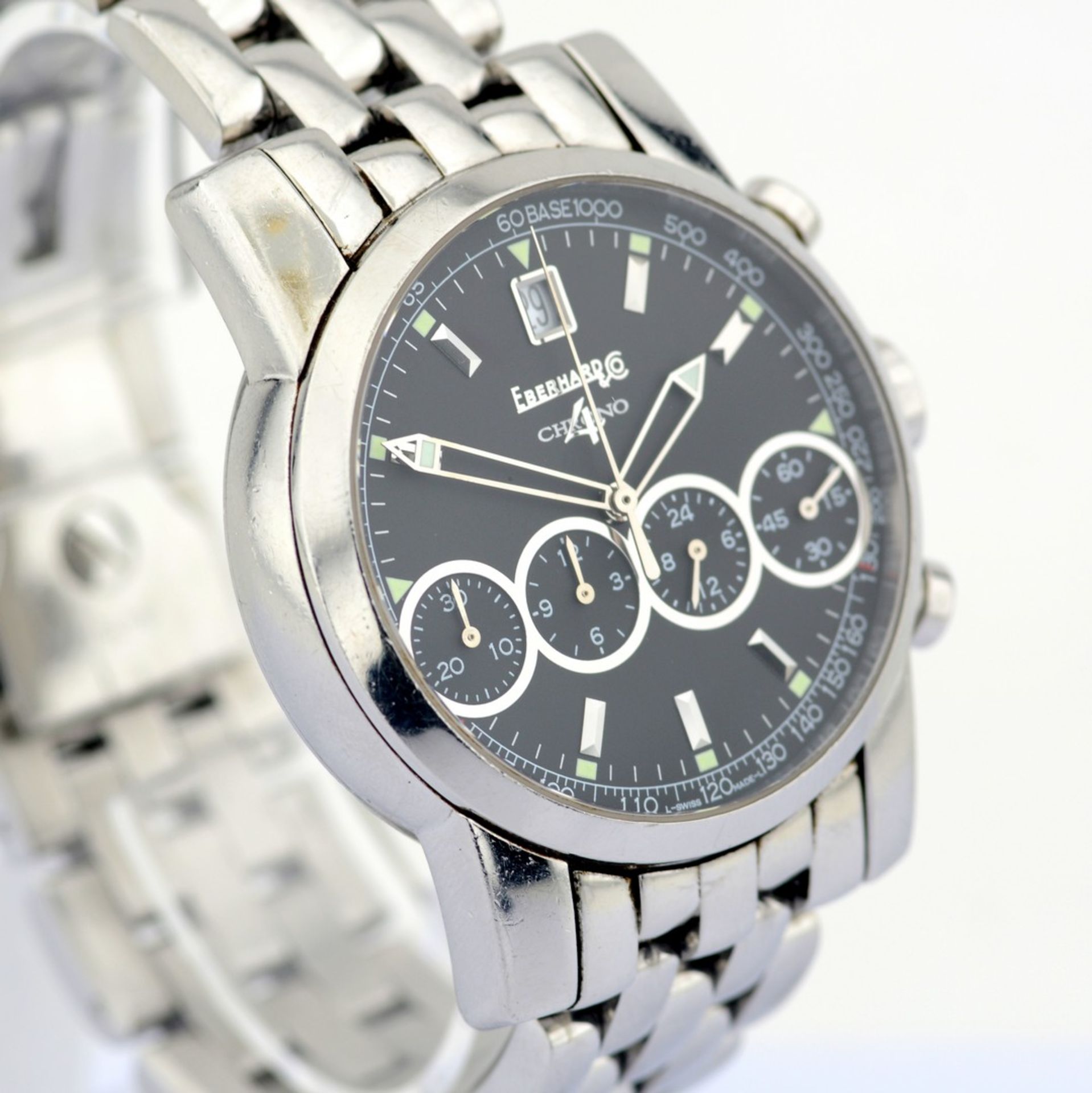 Eberhard & Co. / Chrono 4 Chronograph Automatic -Date - Gentlemen's Steel Wristwatch - Image 4 of 8