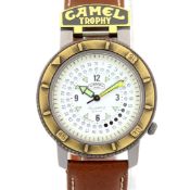 Camel / Green Belt - (Unworn) Gentlemen's Steel Wrist Watch