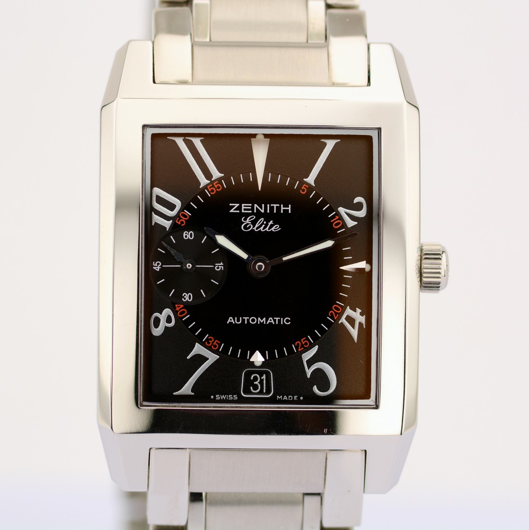 Zenith / Elite Port Royal V - Gentlemen's Steel Wristwatch - Image 2 of 9