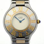 Cartier / Must de 21 - Lady's Steel Wristwatch