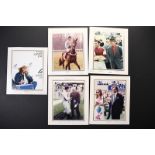 Horse racing photos, with Jenny pitman etc, original signatures.