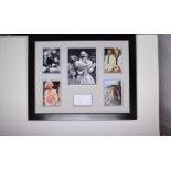 PENELOPE KEITH framed original signature presentation