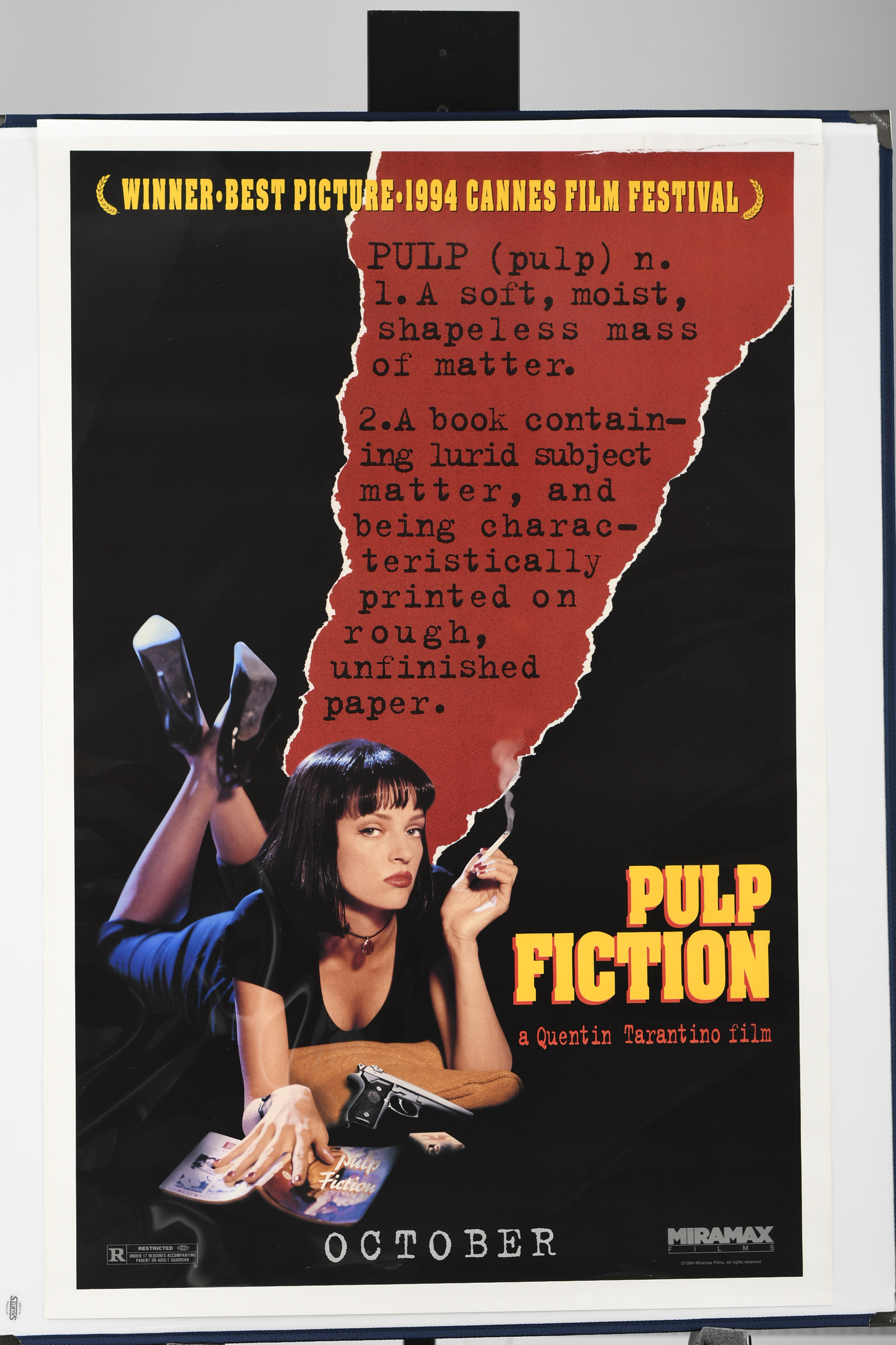 Original ""Pulp Fiction"" Cinema Poster - Image 2 of 7