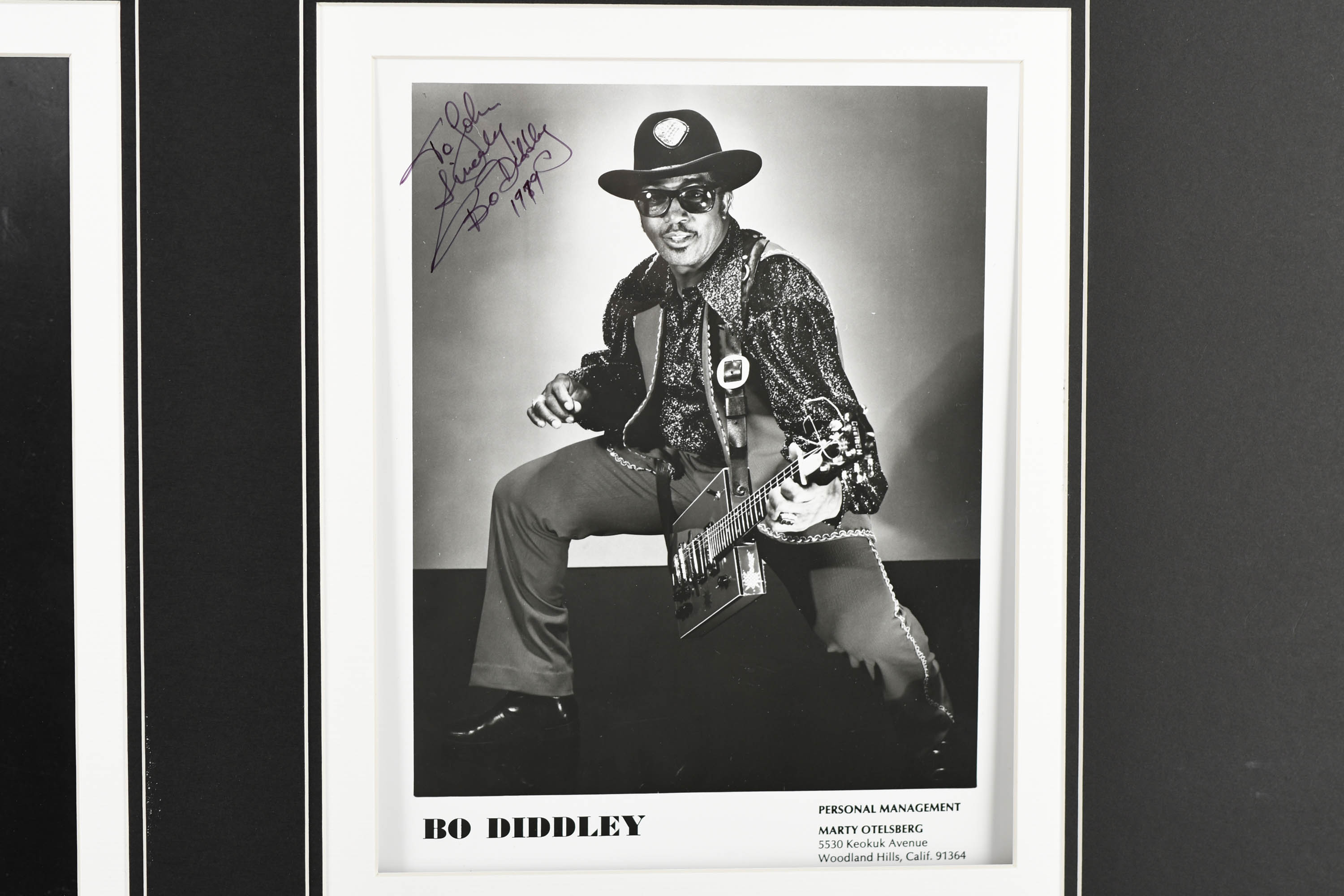 Bo Diddley Signed Photo Presentation - Image 3 of 5