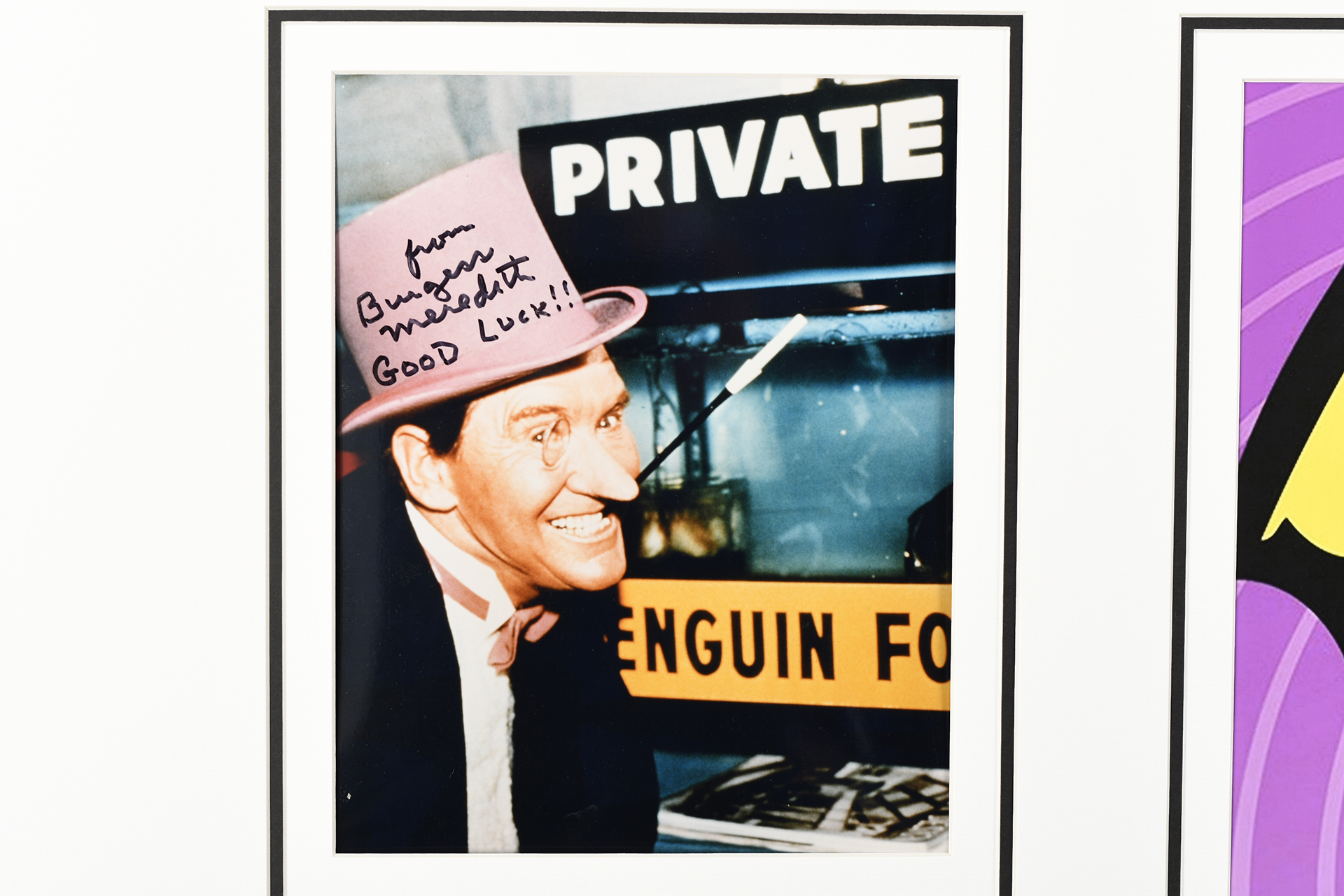 Burgess Meredith ""The Penguin"" Eli Wallach ""Mr Freeze"" Signed Photo Presentation - Image 5 of 8