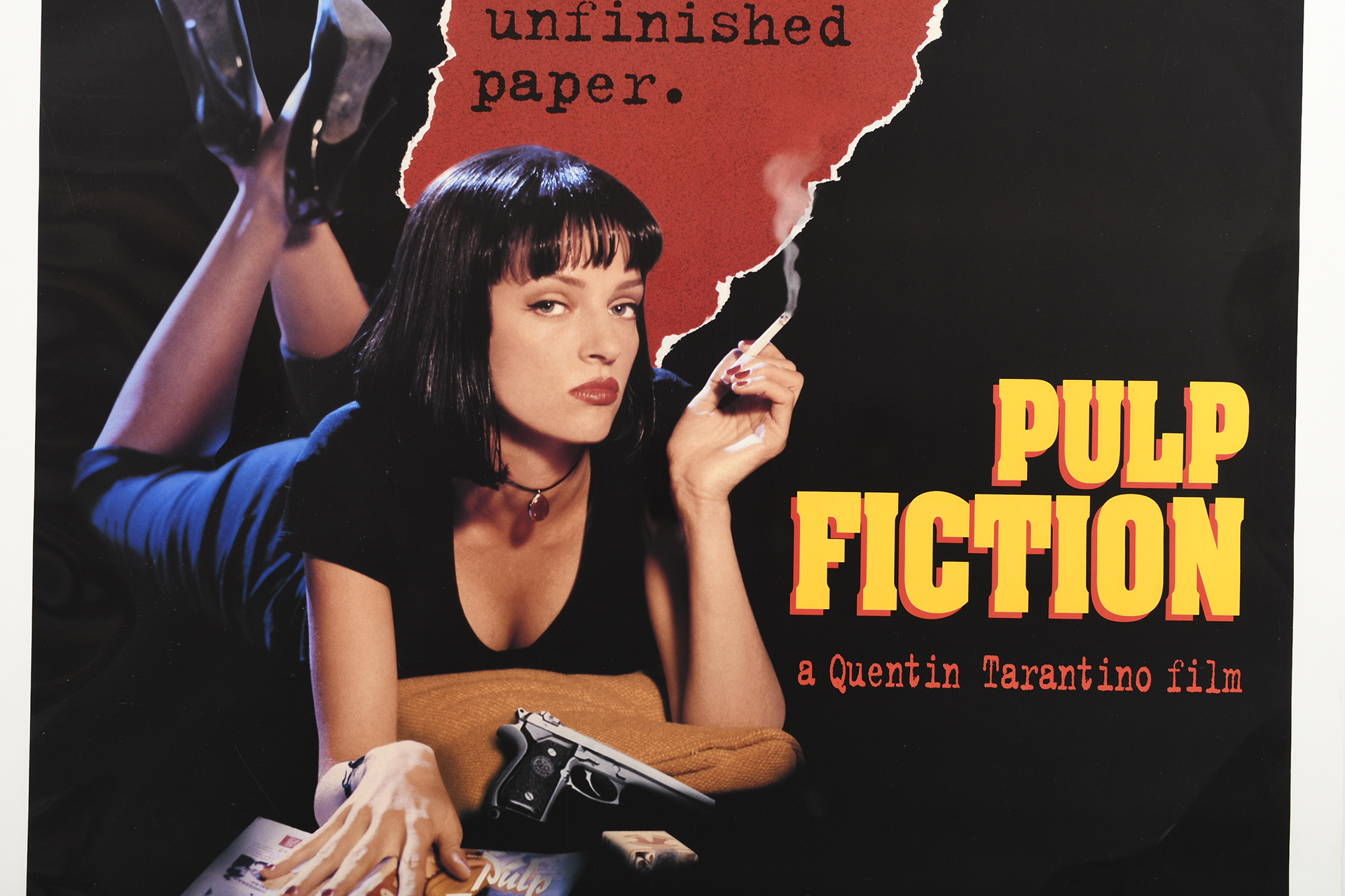 Original ""Pulp Fiction"" Cinema Poster - Image 7 of 7