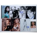 BOND; Honor Blackman, Britt Ekland, Cubby Broccoli, Maud Adams, Eunice Gayson & more