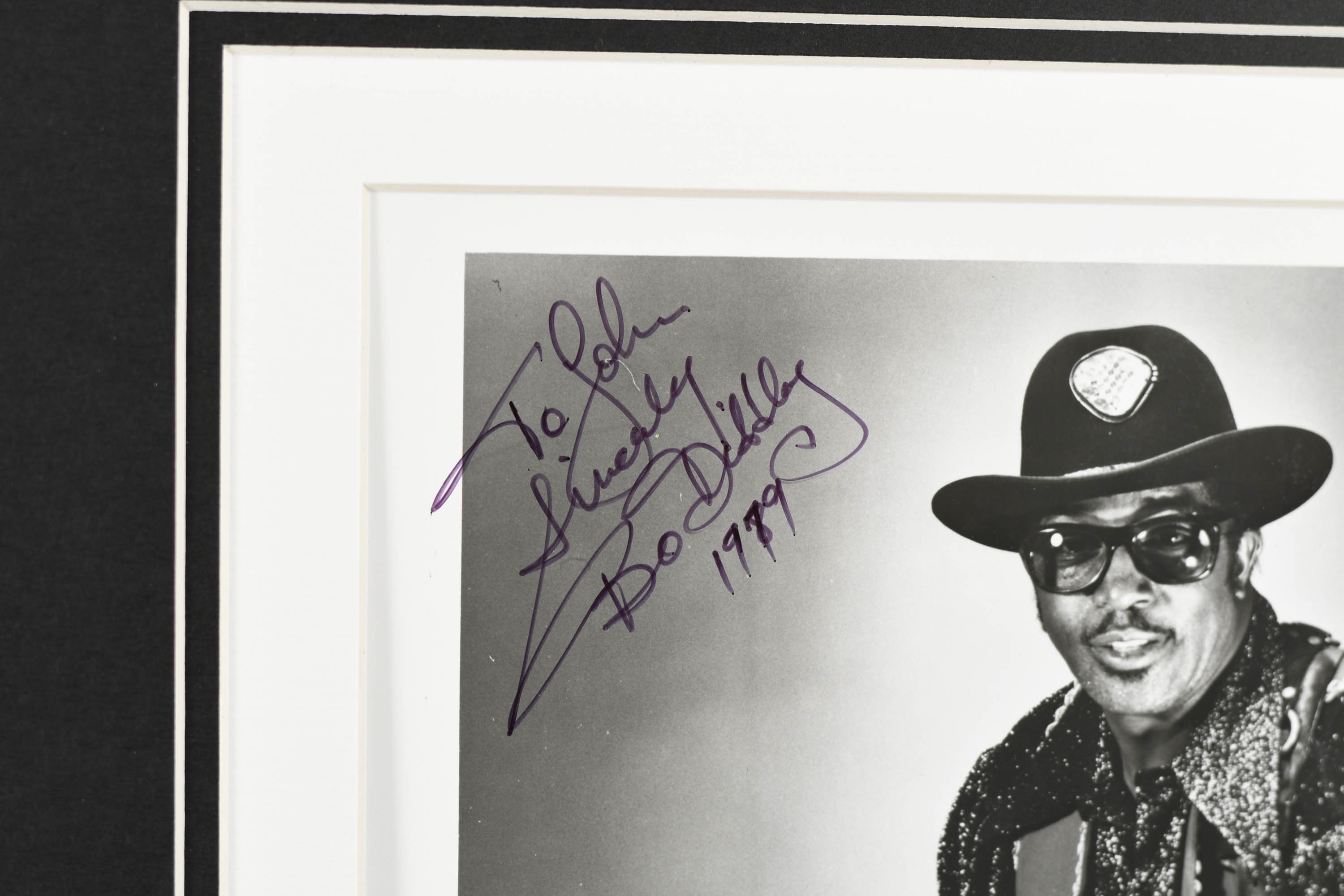 Bo Diddley Signed Photo Presentation - Image 4 of 5
