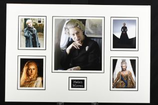 Helen Mirren Unique Signed Photo Presentation