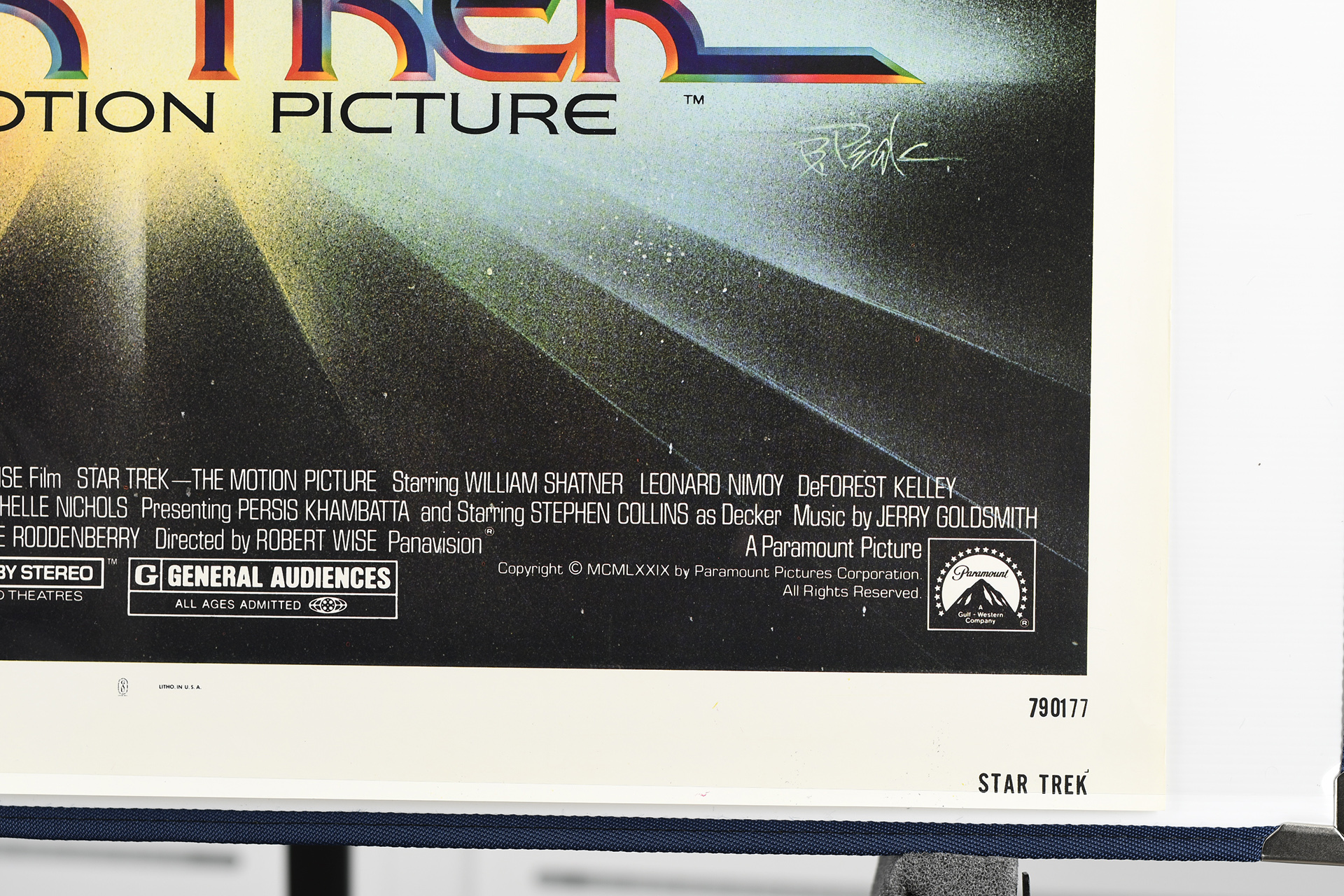 Original Cinema Poster ""Star Trek: The Motion Picture"" - Image 5 of 6
