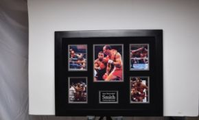 JAMES ""BONECRUSHER"" SMITH framed original signature presentation