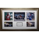 NIGEL MANSELL original signature presentations