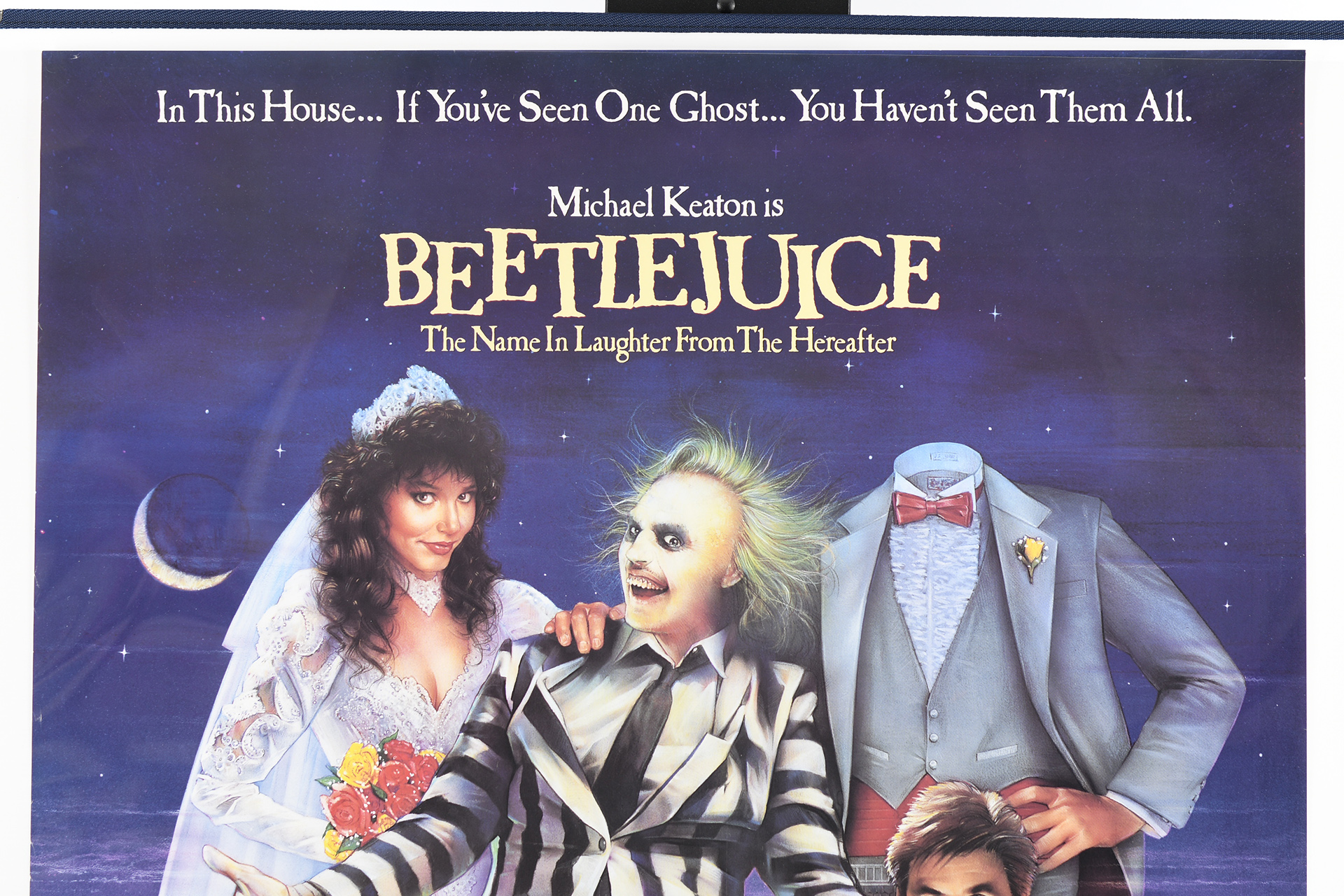 Original ""Beetlejuice"" Cinema Poster - Image 2 of 7