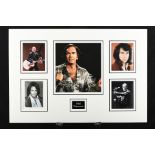 Neil Diamond Unique Signed Photo Presentation