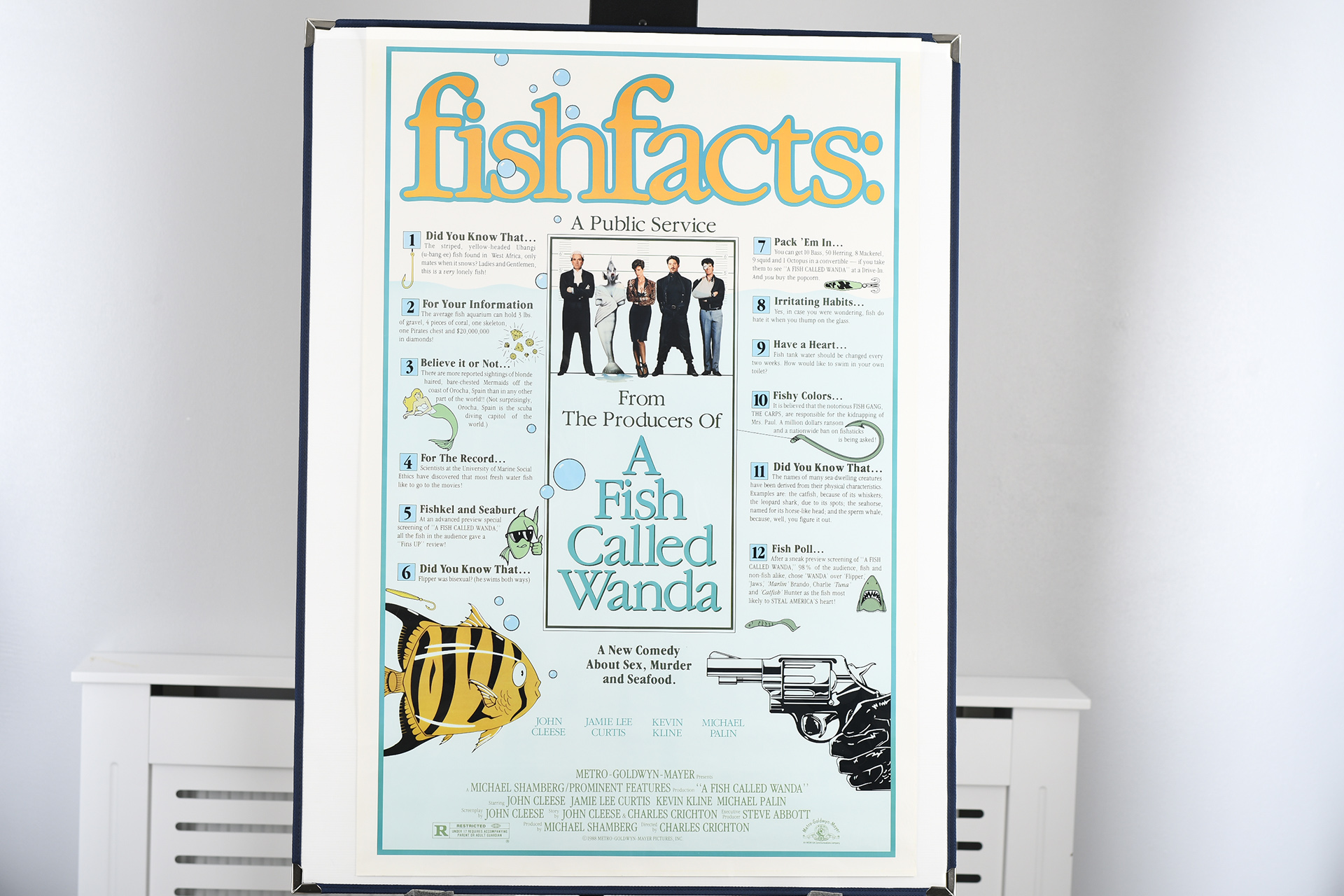 Original Film Poster ""A Fish Called Wanda"" - Image 2 of 7