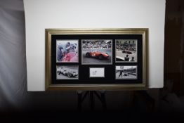 STIRLING MOSS original signature presentation