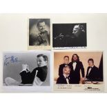 FAMOUS MUSICIANS; Yehudi Menuhin, Eddie Calvert, Dave Brubeck & Roger Miller signed photos