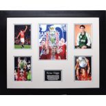 RYAN GIGGS framed original signature presentation.