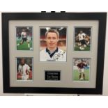 GRAEME LE SAUX framed original signature presentation.