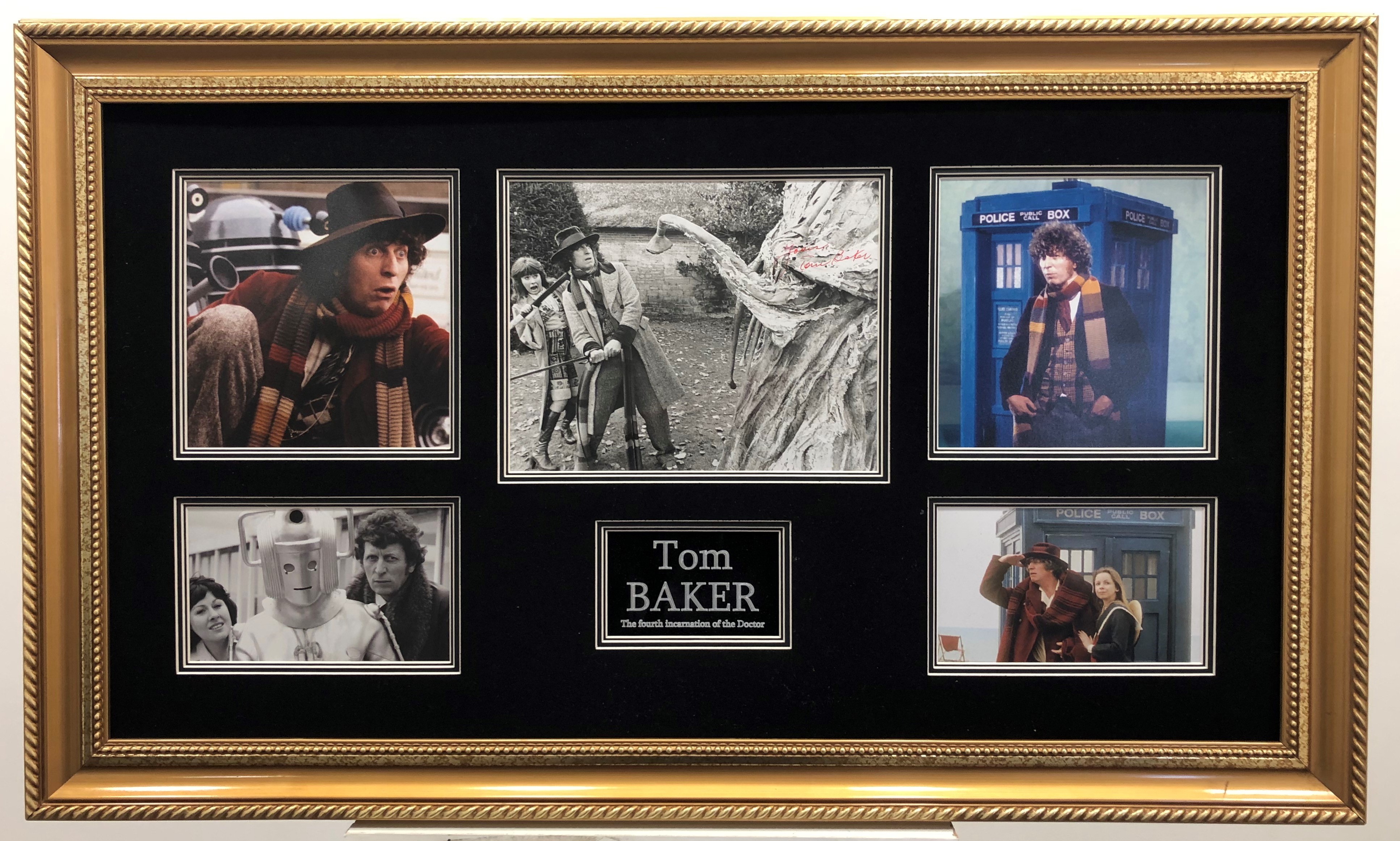 TOM BAKER original signature presentation