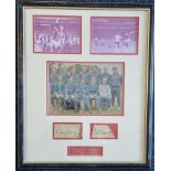 1966 England World Cup Full Team Signatures inc Alf Ramsay