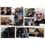 FANTASY MONSTERS; Studio photos bearing original signatures