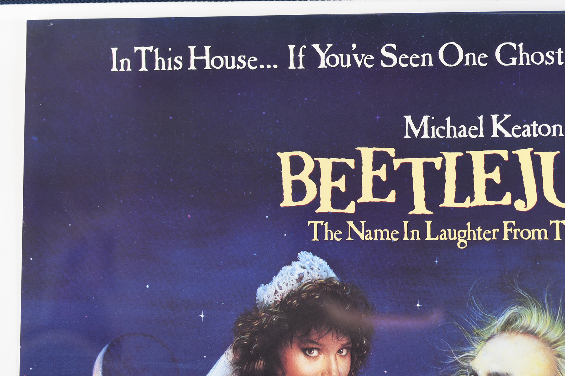 Original ""Beetlejuice"" Cinema Poster - Image 6 of 7