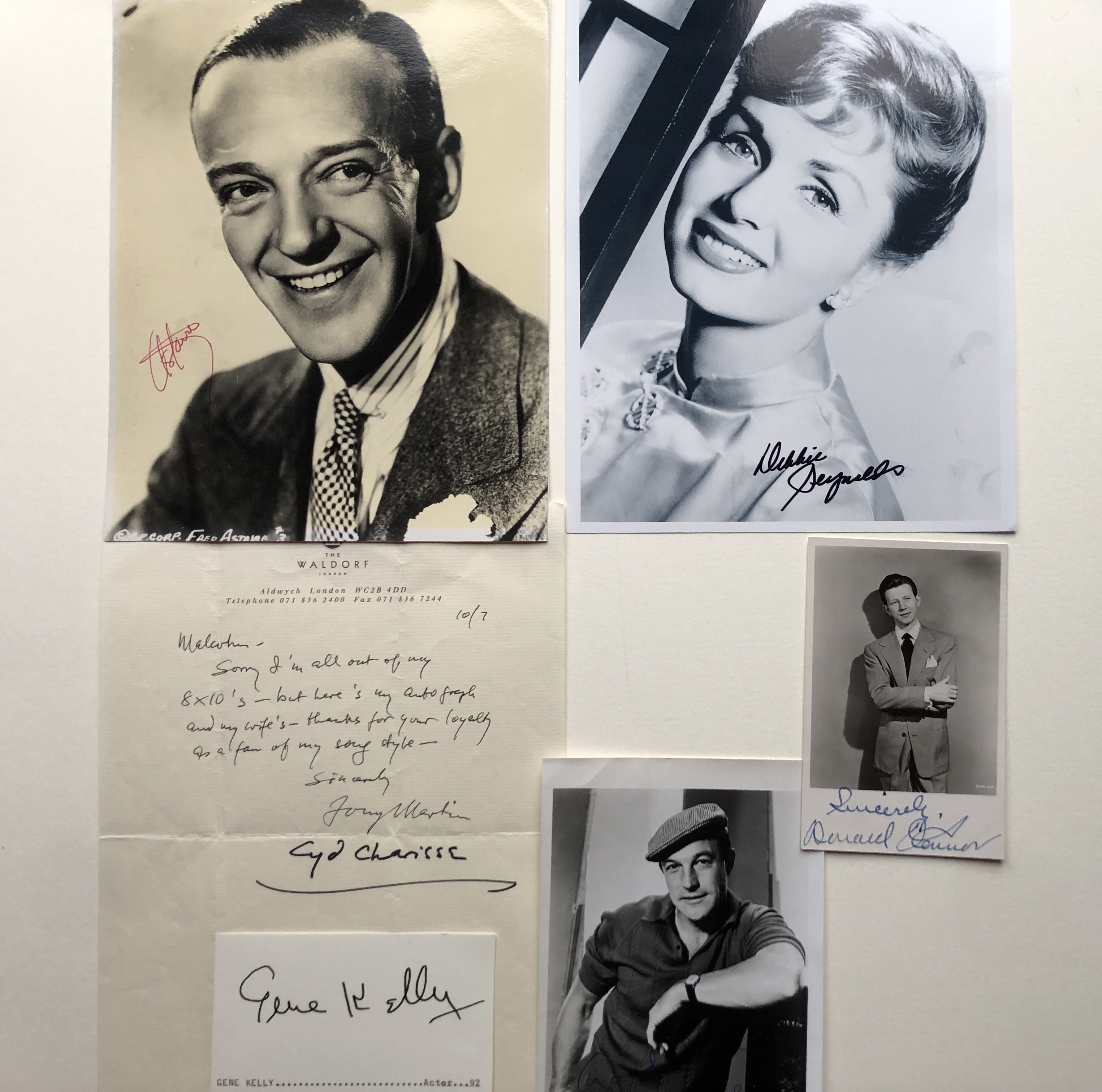 HOLLYWOOD MUSICAL STARS; Donald O'Connor, Gene Kelly, Debbie Reynolds & more