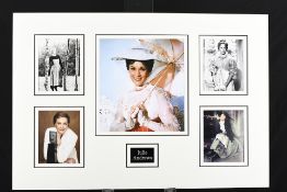 Julie Andrews Signed Photo Presentation