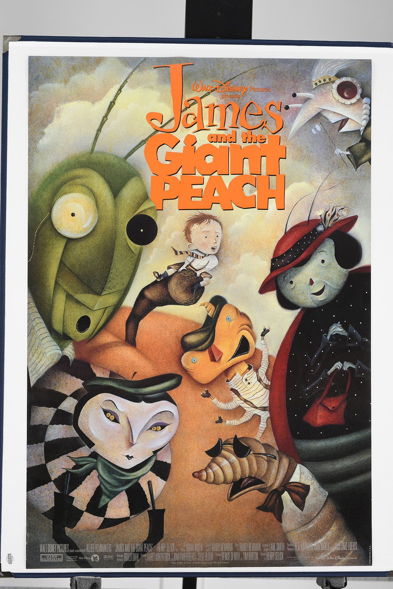 Cinema Poster from ""James and the Giant Peach"" - Image 2 of 6