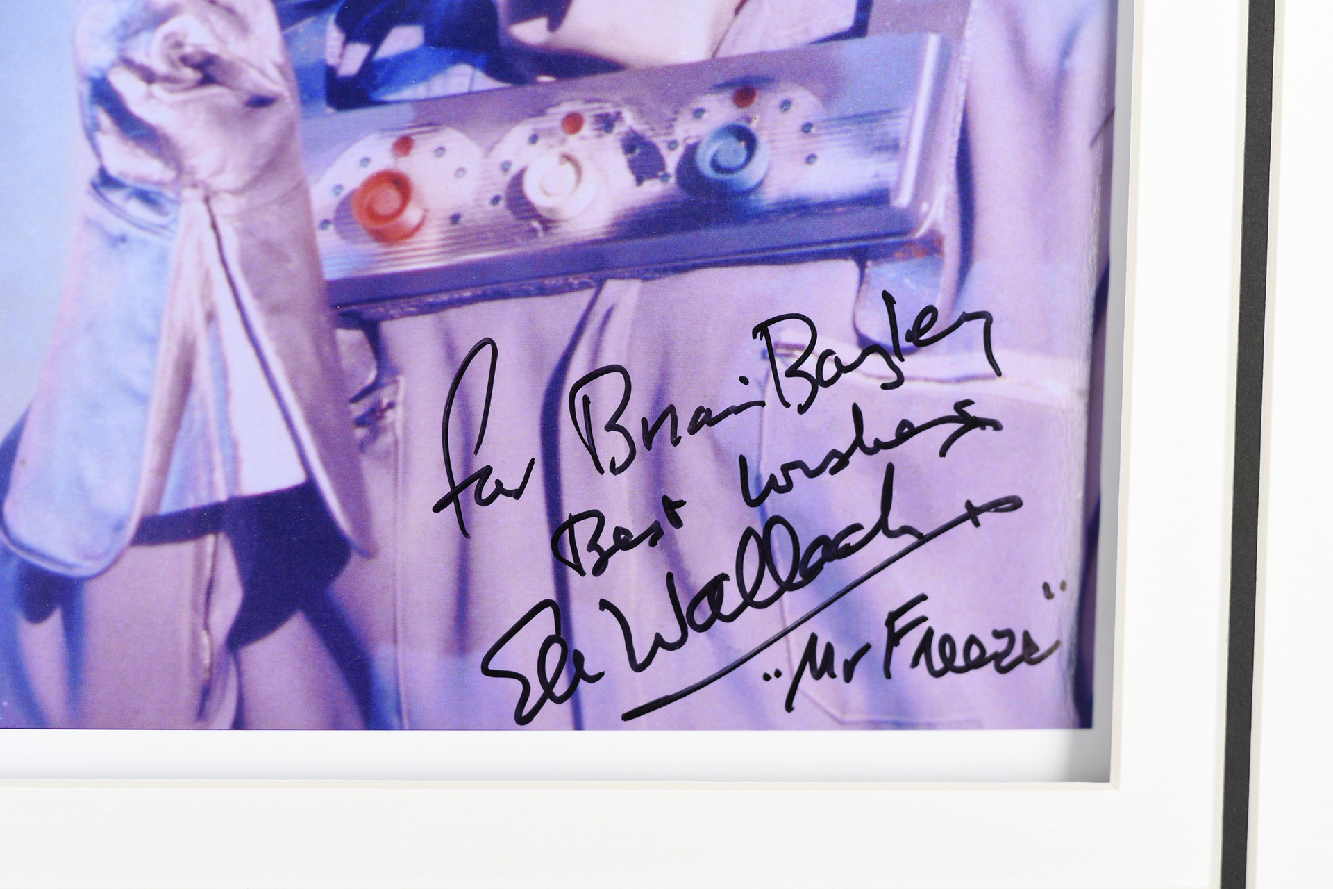 Burgess Meredith ""The Penguin"" Eli Wallach ""Mr Freeze"" Signed Photo Presentation - Image 4 of 8